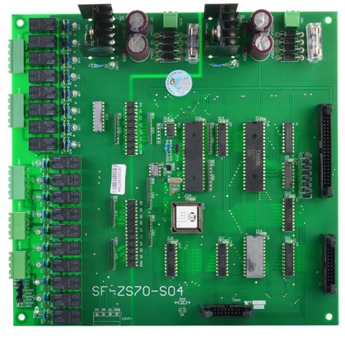 In silking microcomputer board